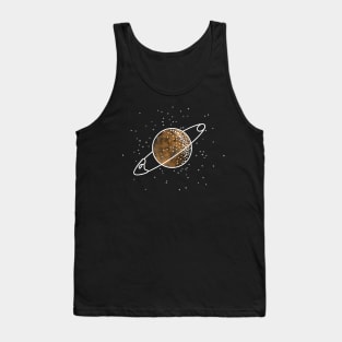 Safety Pin Planet Tank Top